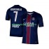 Camisola Paris Saint-Germain Khvicha Kvaratskhelia 7 Homem Equipamento Primeiro 2025-2026 Manga Curta